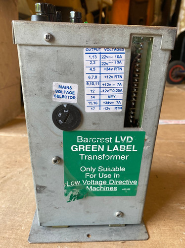 Barcrest working power supply - working,